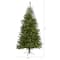 6ft. Pre-Lit Springfield Artificial Christmas Tree, Clear LED Lights